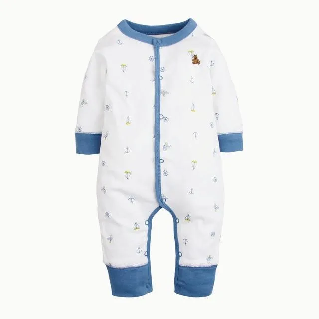Newborn Baby Boy Girl Cartoon Car Romper
