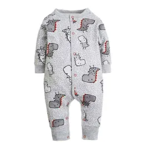 Newborn Baby Boy Girl Cartoon Car Romper