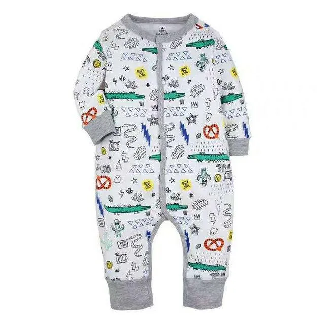 Newborn Baby Boy Girl Cartoon Car Romper