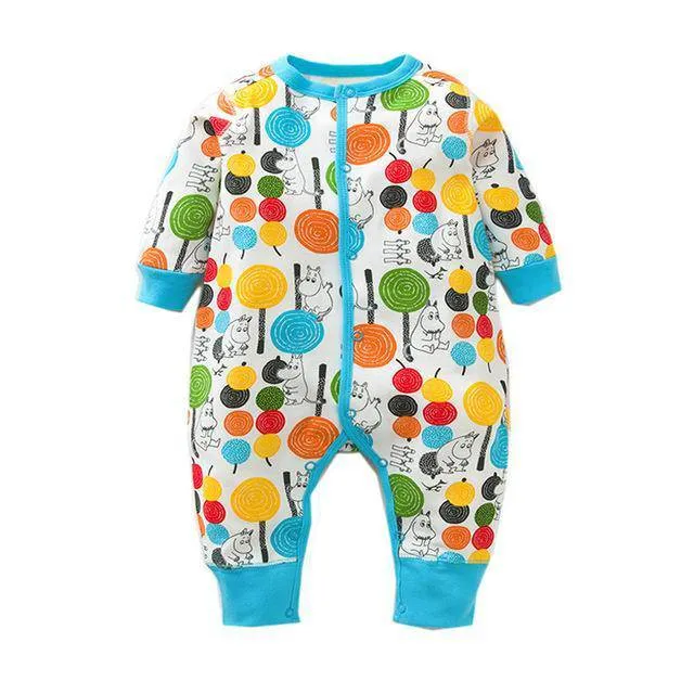 Newborn Baby Boy Girl Cartoon Car Romper