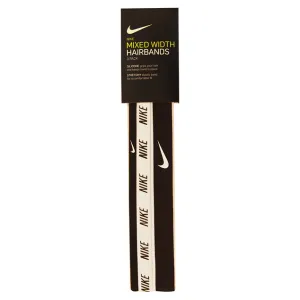 Nike Mixed Width Headbands 3pk Black/Wht