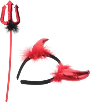 NOLITOY Banana Hair Clips Set Demon Horn Headband 6pcs Floral Hair Claws Fishtail Clip Ponytail Hairgrip Rounded Edges Comb Fashionable for Parties Sports