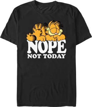 Nope Not Today Garfield T-Shirt