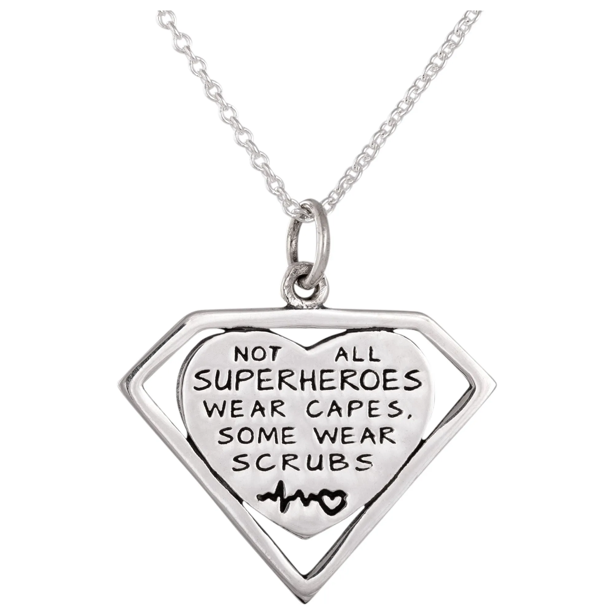 Not All Superheroes Wear Capes Necklace