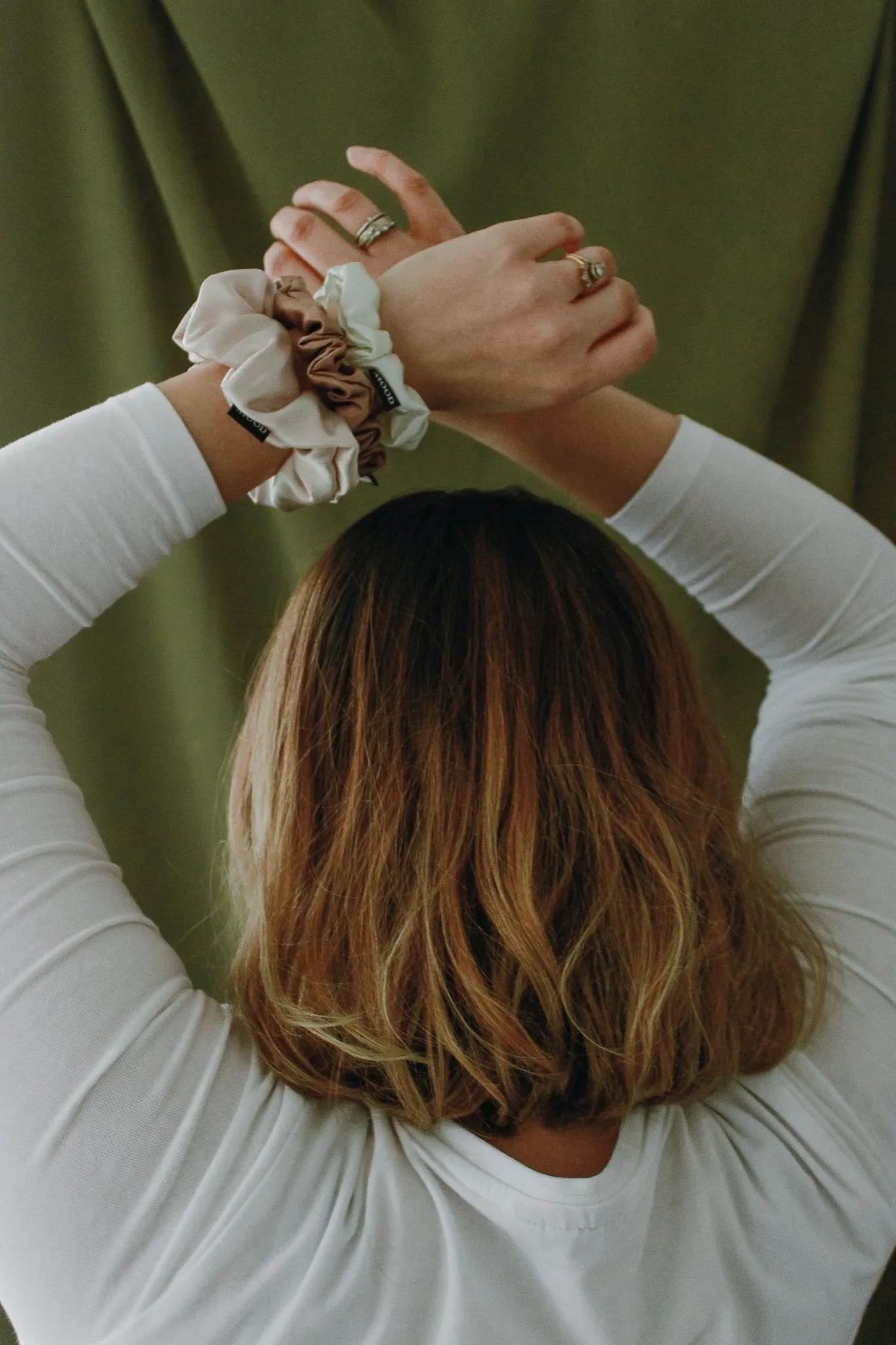 Nude Mood Scrunchie Trio