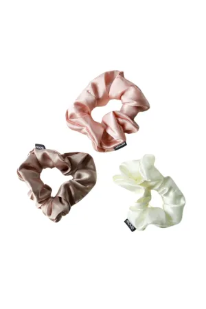 Nude Mood Scrunchie Trio