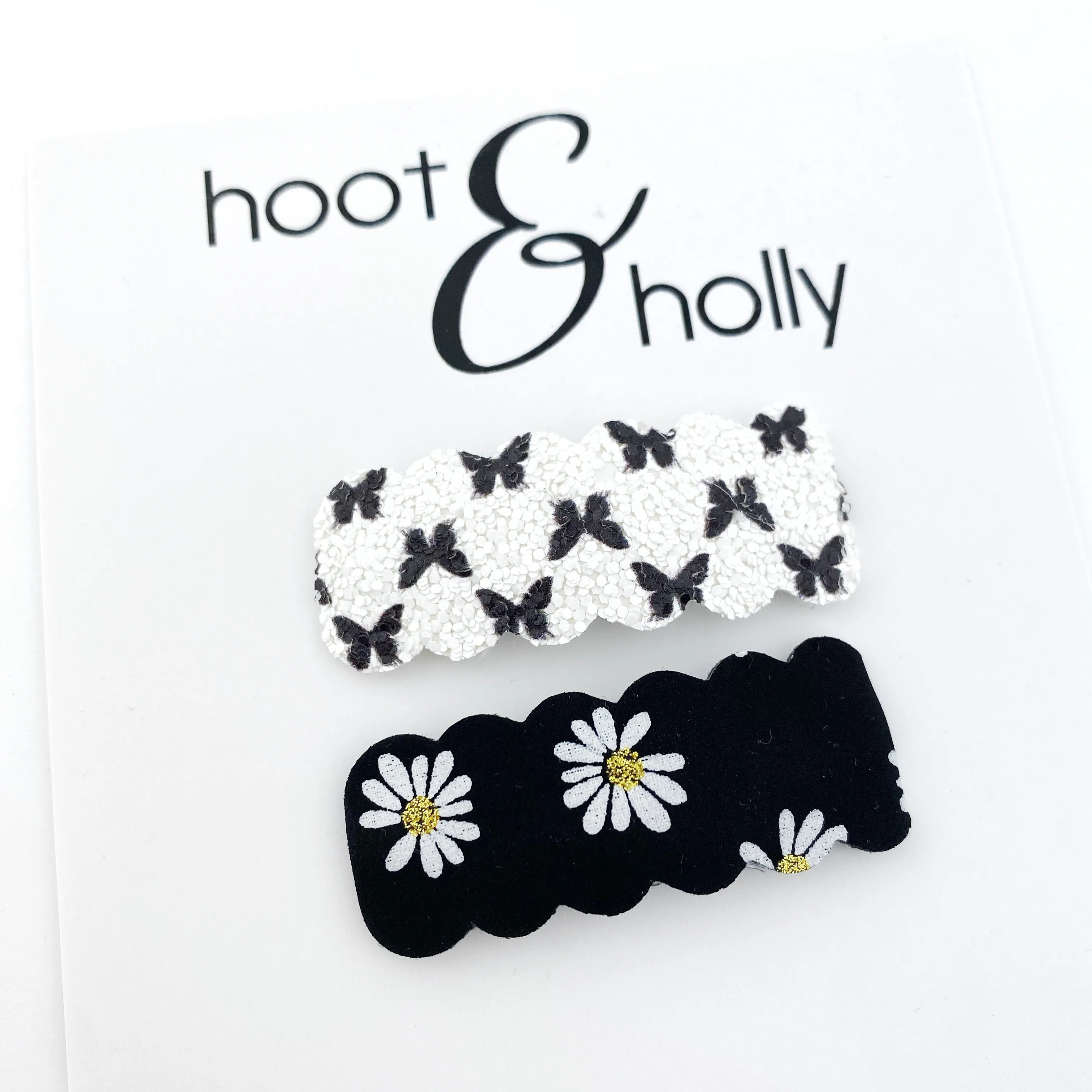 Oh Snap Clips - Neutral Daisy