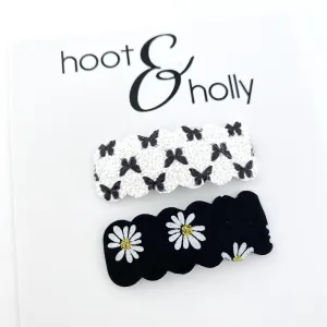 Oh Snap Clips - Neutral Daisy