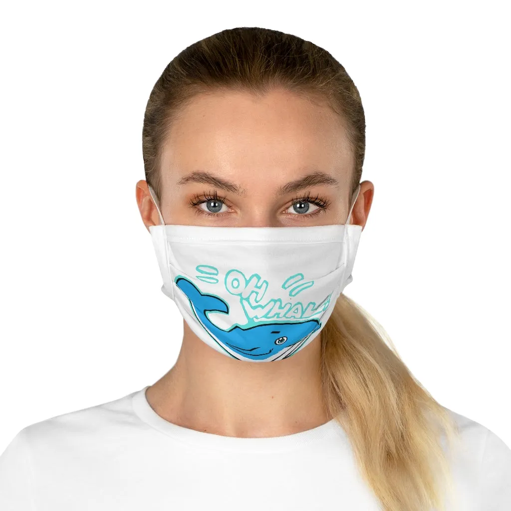Oh Whale Cotton Face Mask (EU)