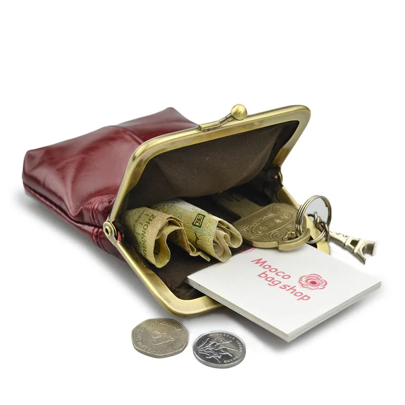 Oil-wax Coin Purses