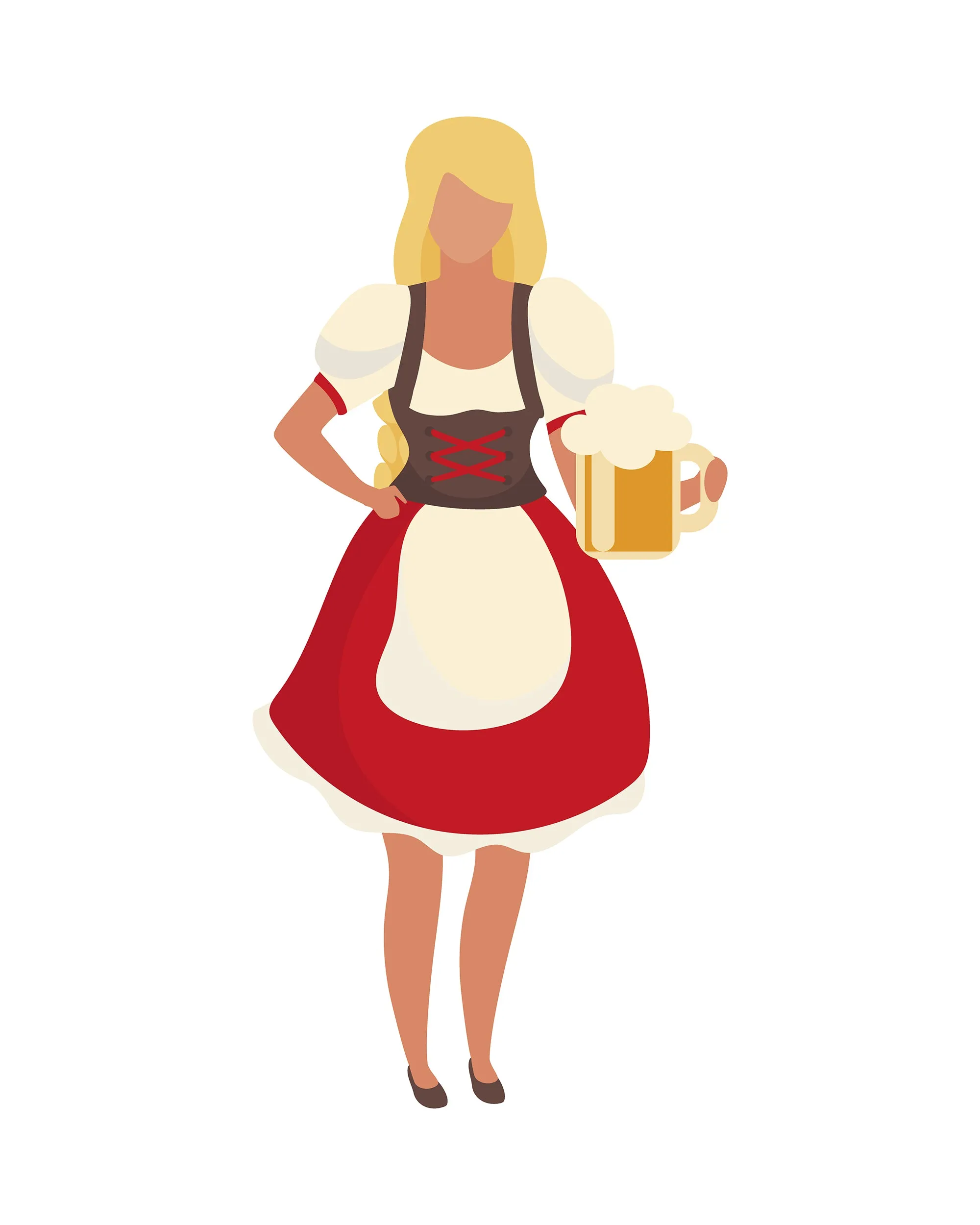 Oktoberfest flat vector illustration bundle