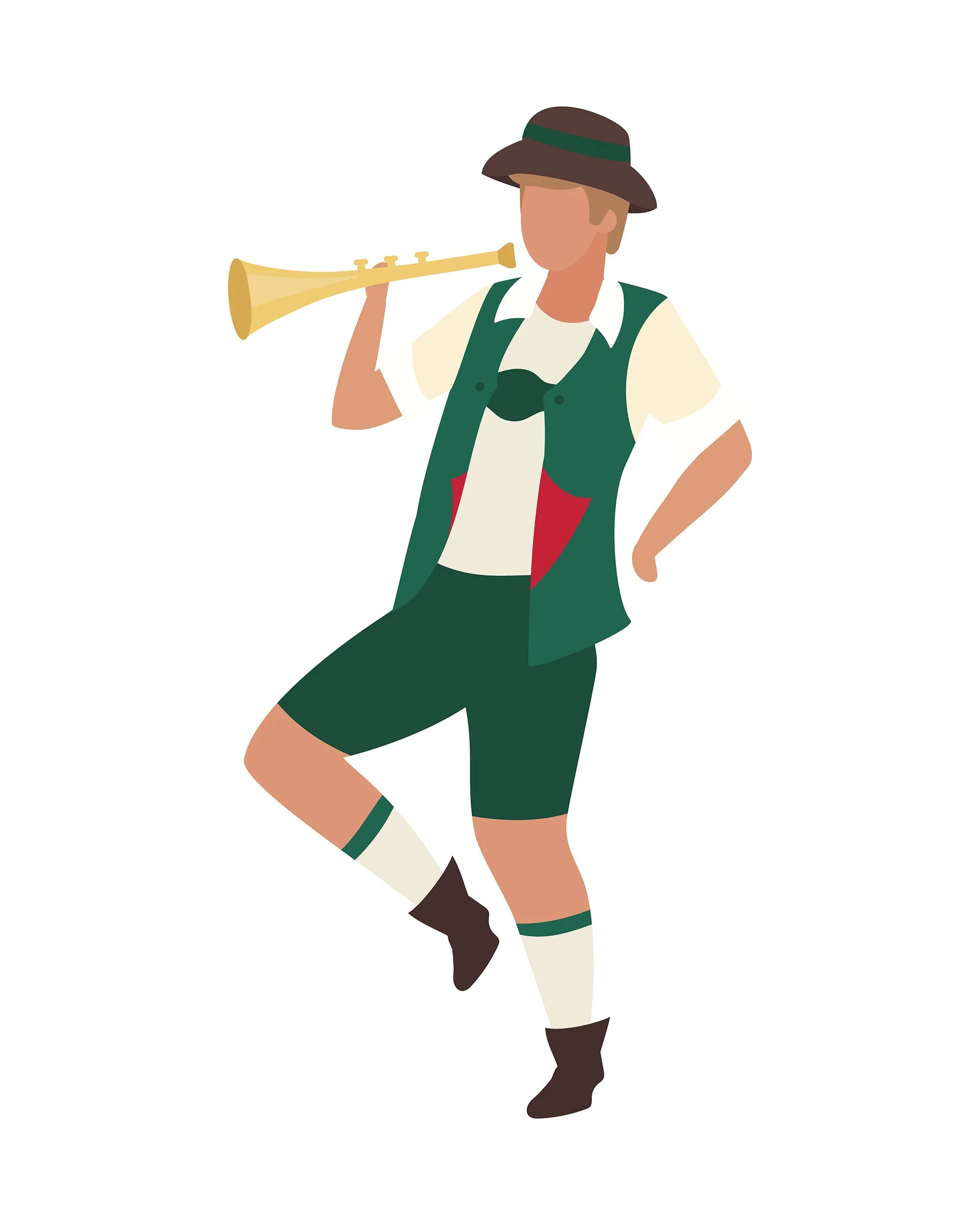 Oktoberfest flat vector illustration bundle