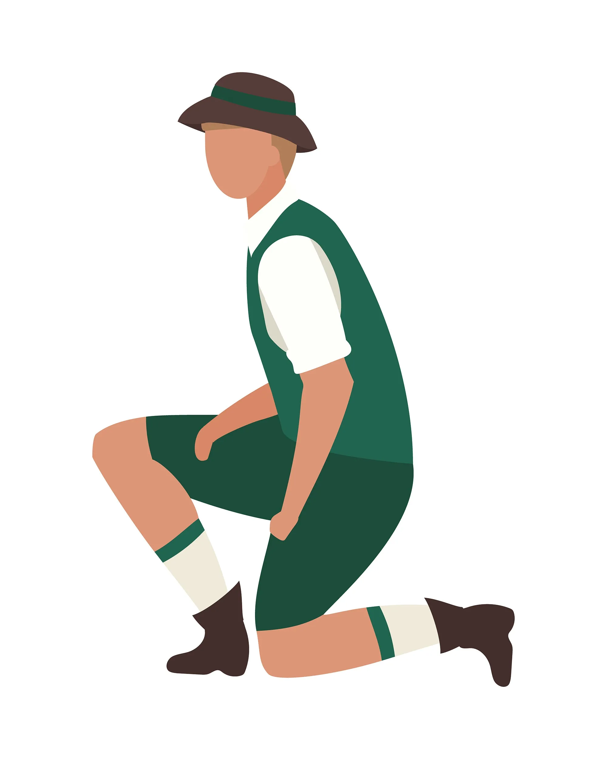 Oktoberfest flat vector illustration bundle