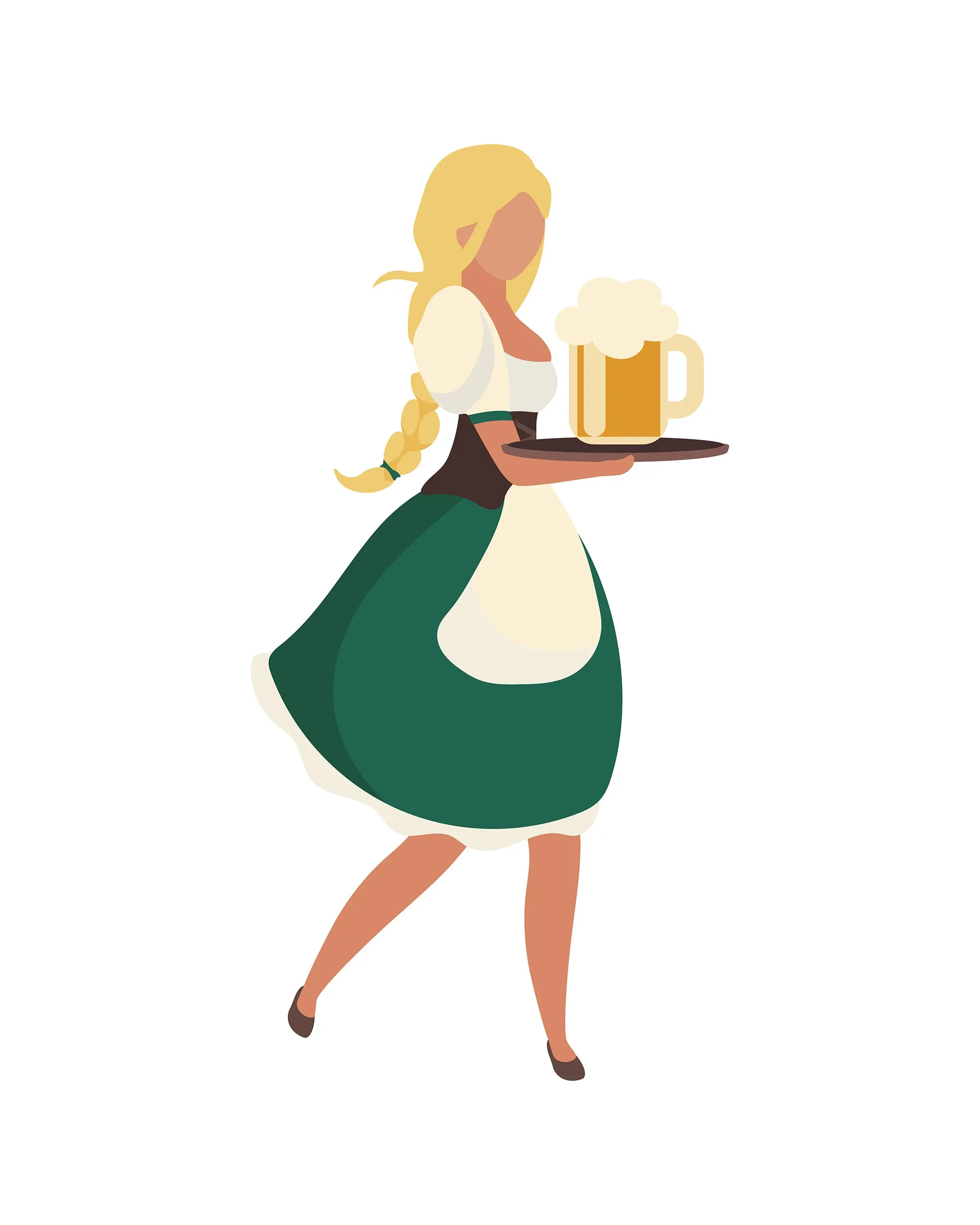 Oktoberfest flat vector illustration bundle