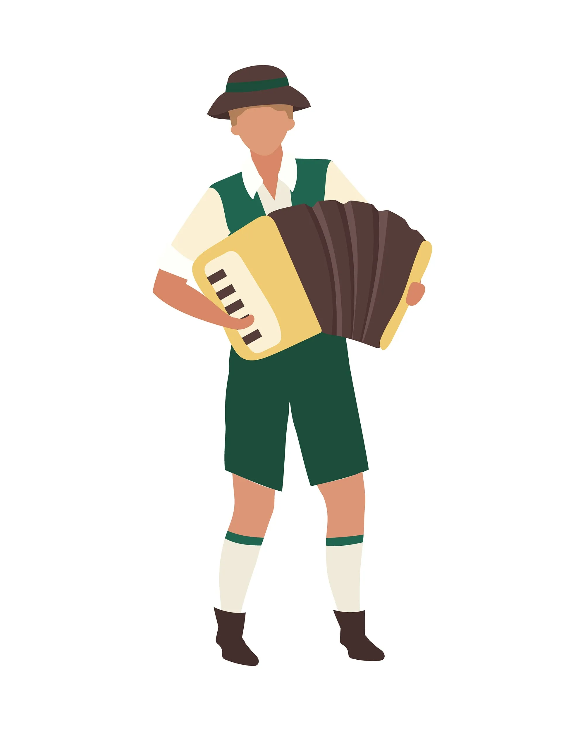 Oktoberfest flat vector illustration bundle