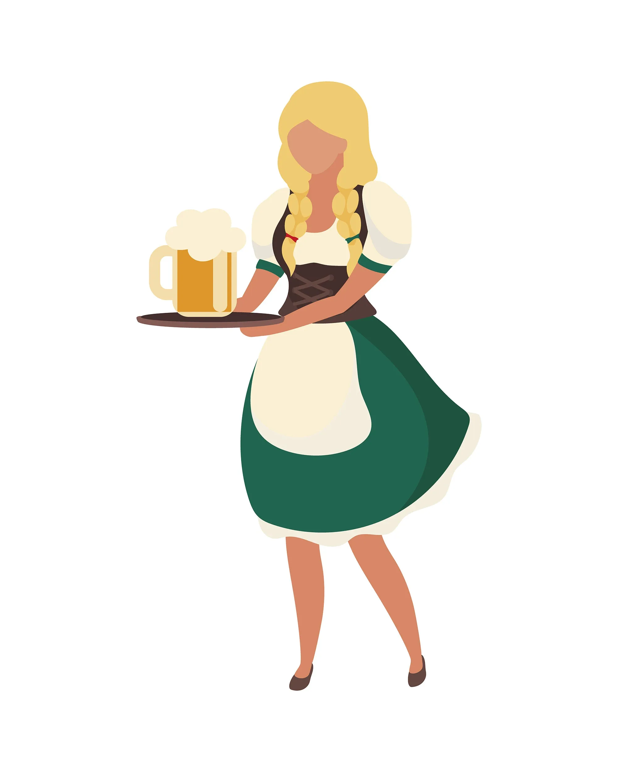 Oktoberfest flat vector illustration bundle