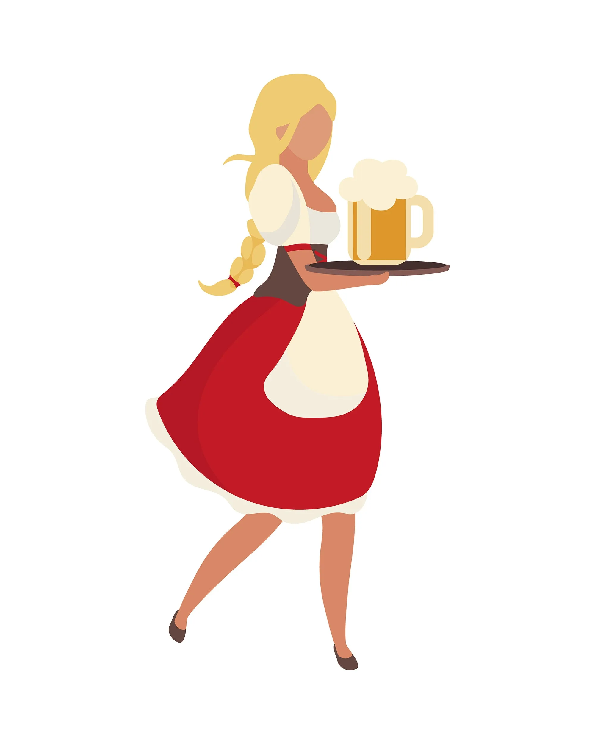 Oktoberfest flat vector illustration bundle