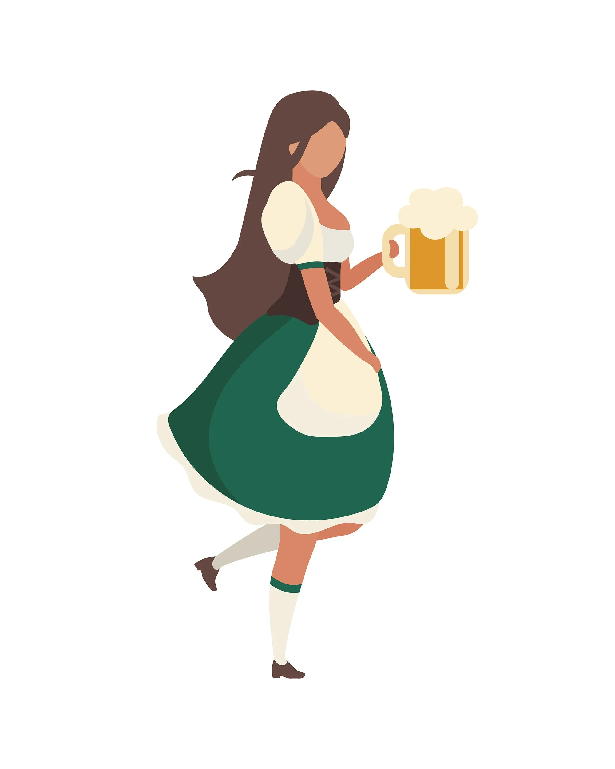 Oktoberfest flat vector illustration bundle