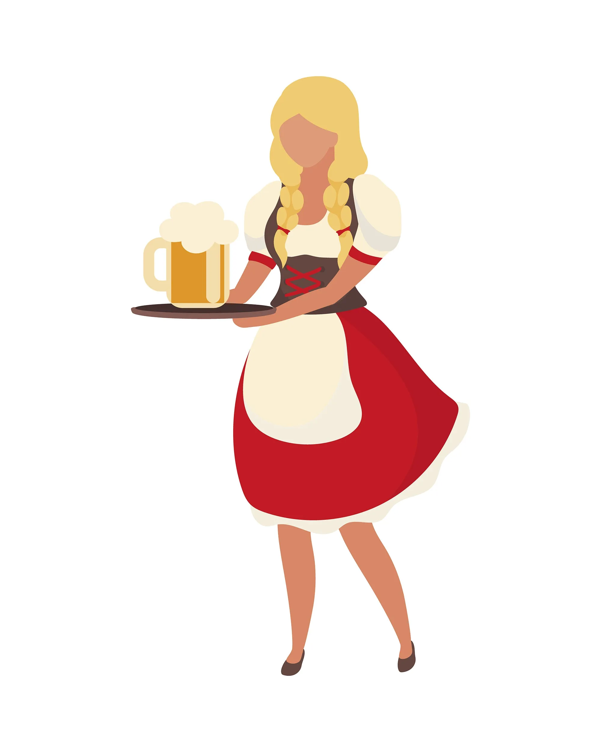 Oktoberfest flat vector illustration bundle