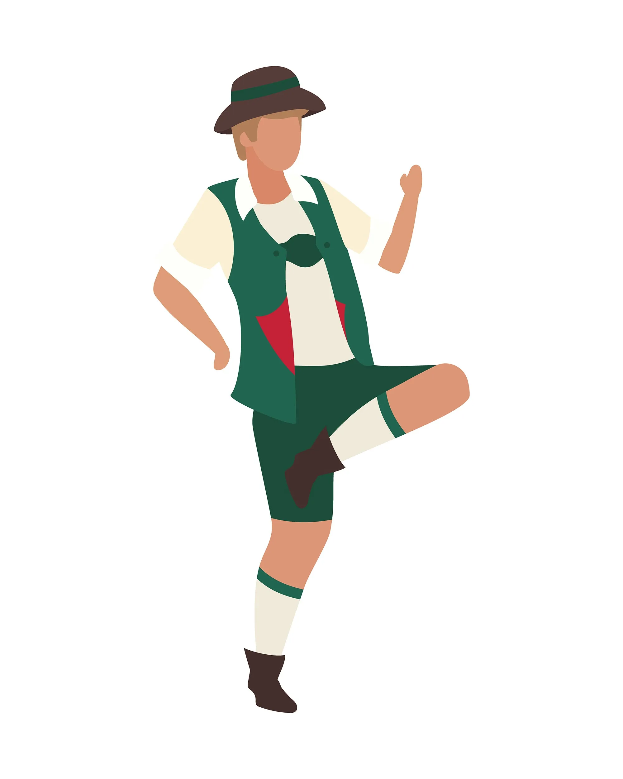 Oktoberfest flat vector illustration bundle