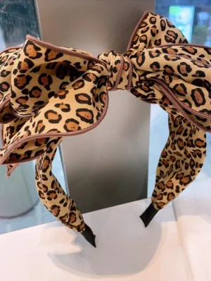 On The Prowl Animal Print Bow Headband