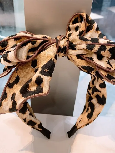 On The Prowl Animal Print Bow Headband