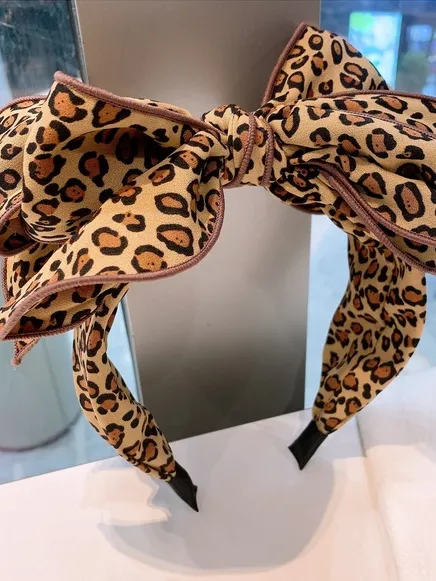 On The Prowl Animal Print Bow Headband