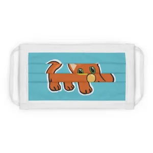 Orange Kitty Cotton Face Mask (EU)