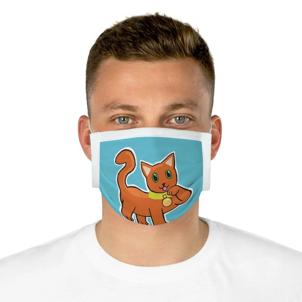 Orange Kitty Cotton Face Mask (EU)