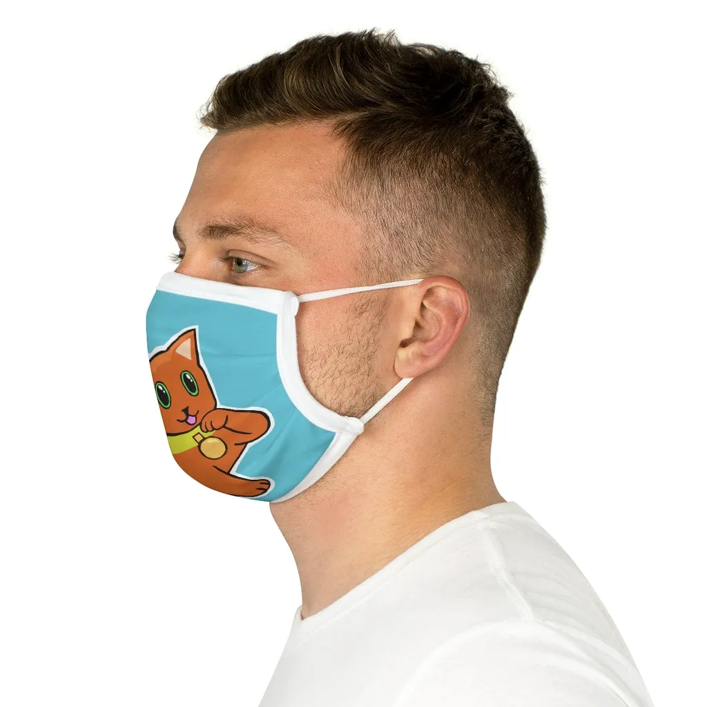 Orange Kitty Cotton Face Mask (EU)