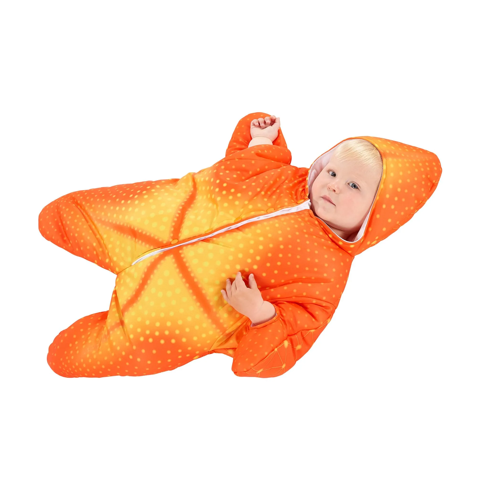 Orange Starfish Infant Onesie Costume | Small