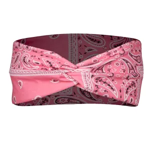 Outdoor Headwrap for Women Headband Band Hair Female Headband Bandana Print Head Elastic Wrap Headbands (Pink, S)