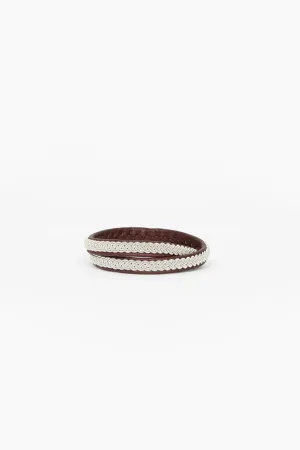 Ox Brown Hide A Double Wrap Bracelet 2