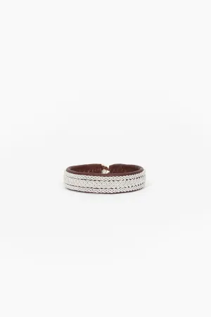 Ox Brown Hide B Bracelet 2