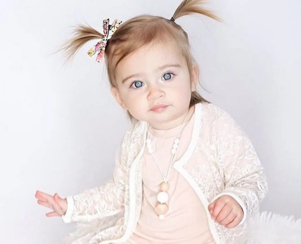 Paire de Barrettes à Nœud en Liberty - Mauvey Blue - PETIT PRIX