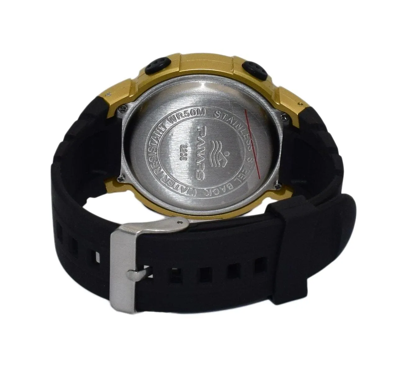 Panars 8208 Gold Digital Waterproof Heavy Duty Wrist watch For Men