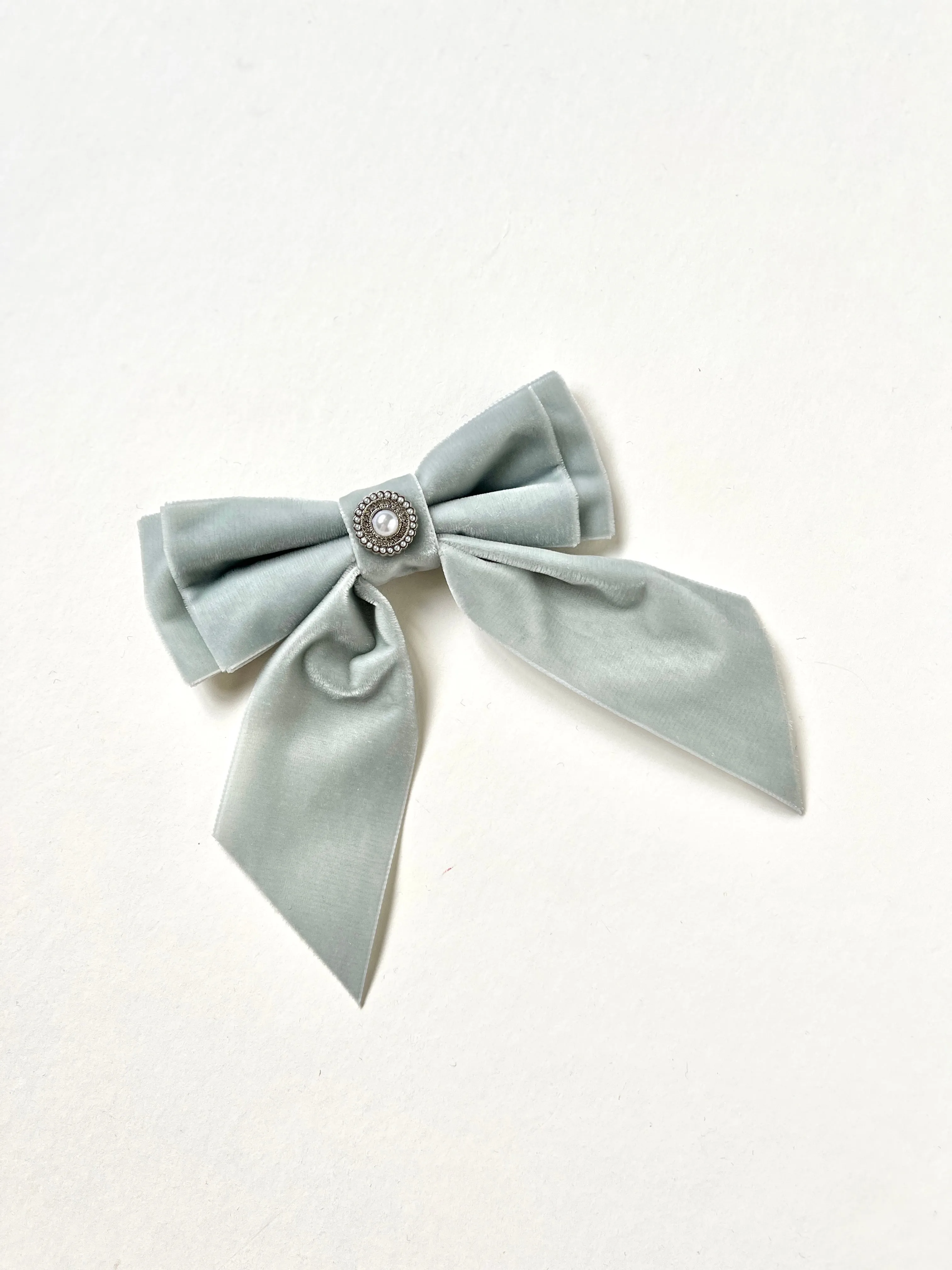 Parisienne Chic Bow | Oversize Velvet Short Bow | Classic Sophistication | Luxury Designer Hair Bow | Made to Order