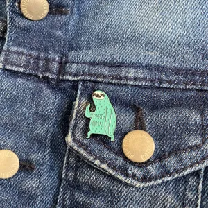 Party Animal Sloth Pin