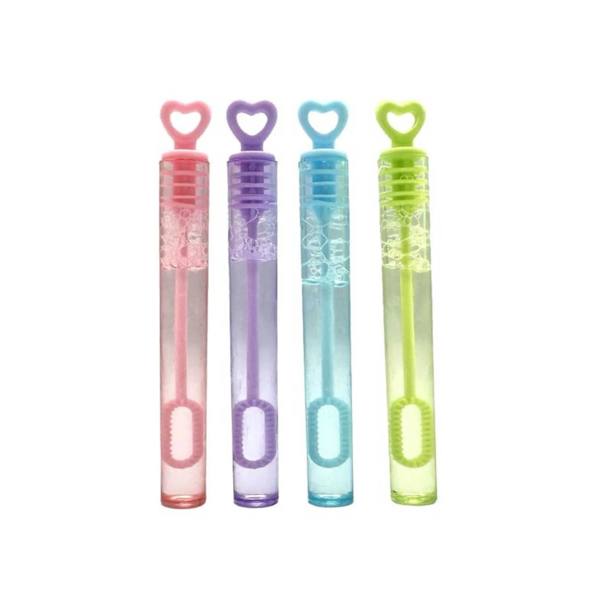 Pastel Bubble Wands - 48 Pack Bubble Solution & Wands