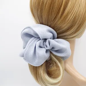 pastel scrunchies, linen scrunchies, oversized scrunchies for women