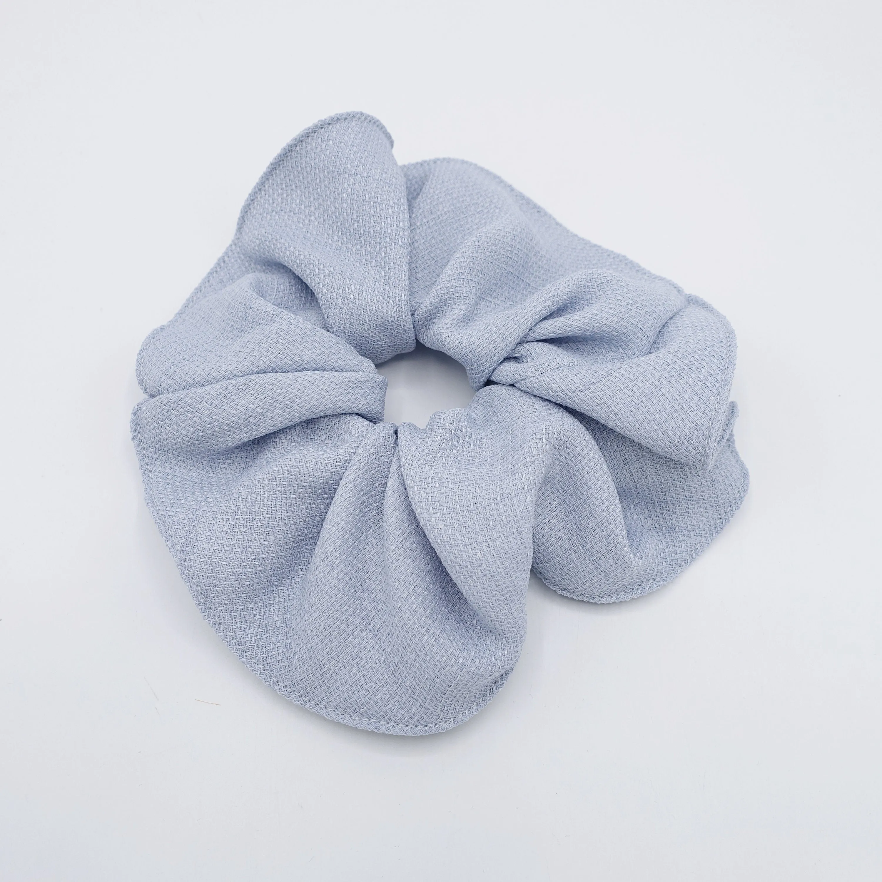 pastel scrunchies, linen scrunchies, oversized scrunchies for women