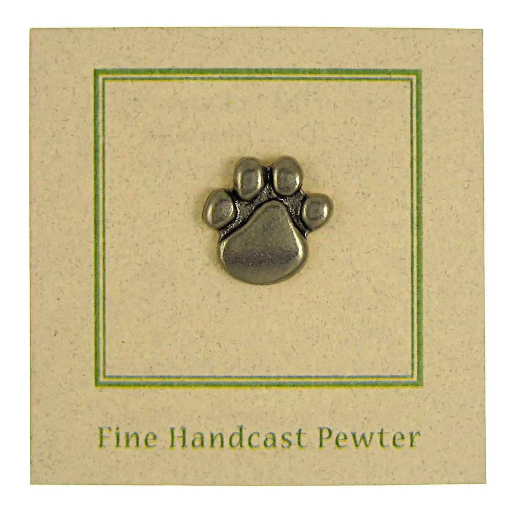 Paw Print Lapel Pin