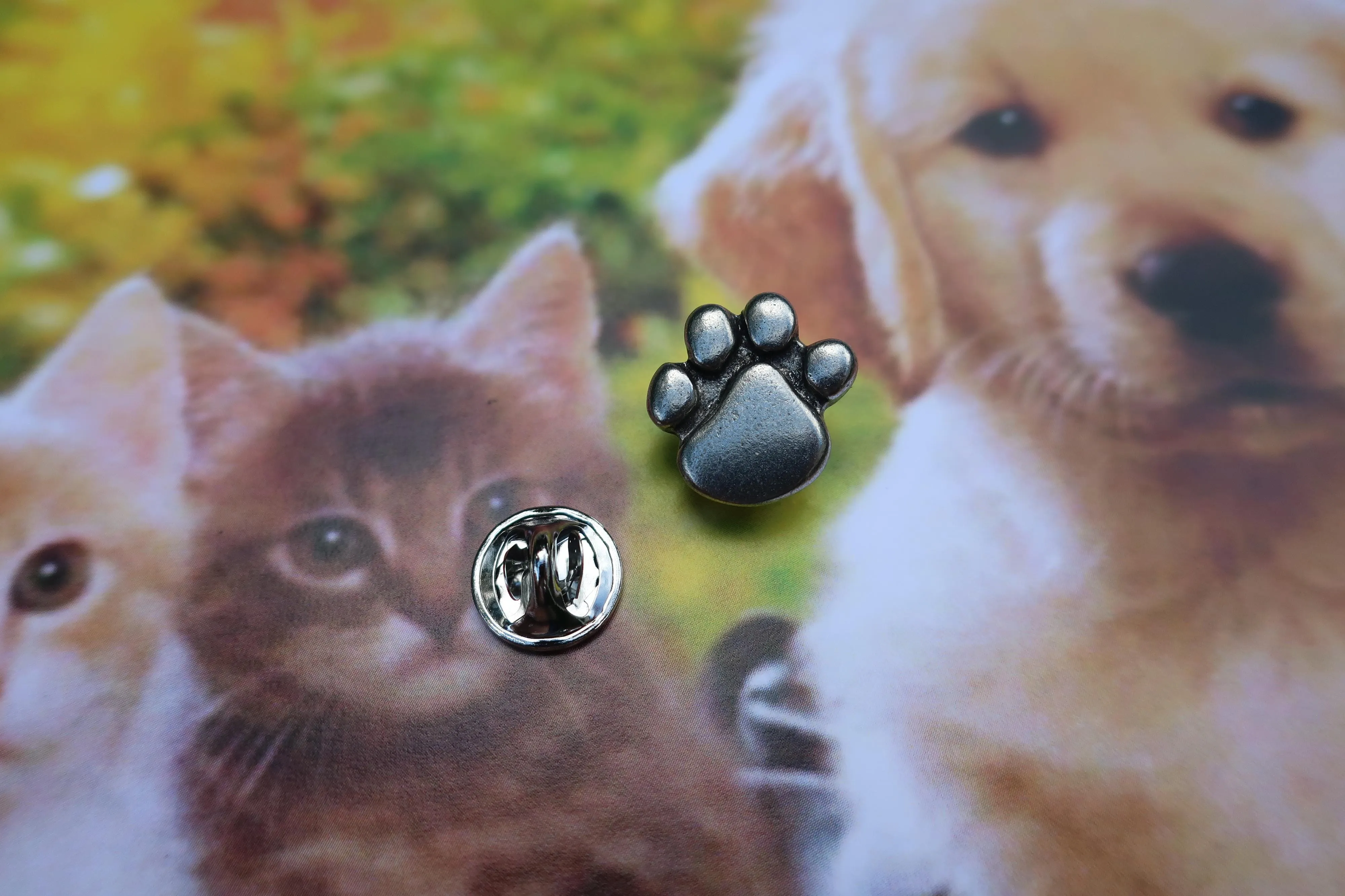Paw Print Lapel Pin