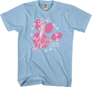 Paw Prints Pink Panther T-Shirt