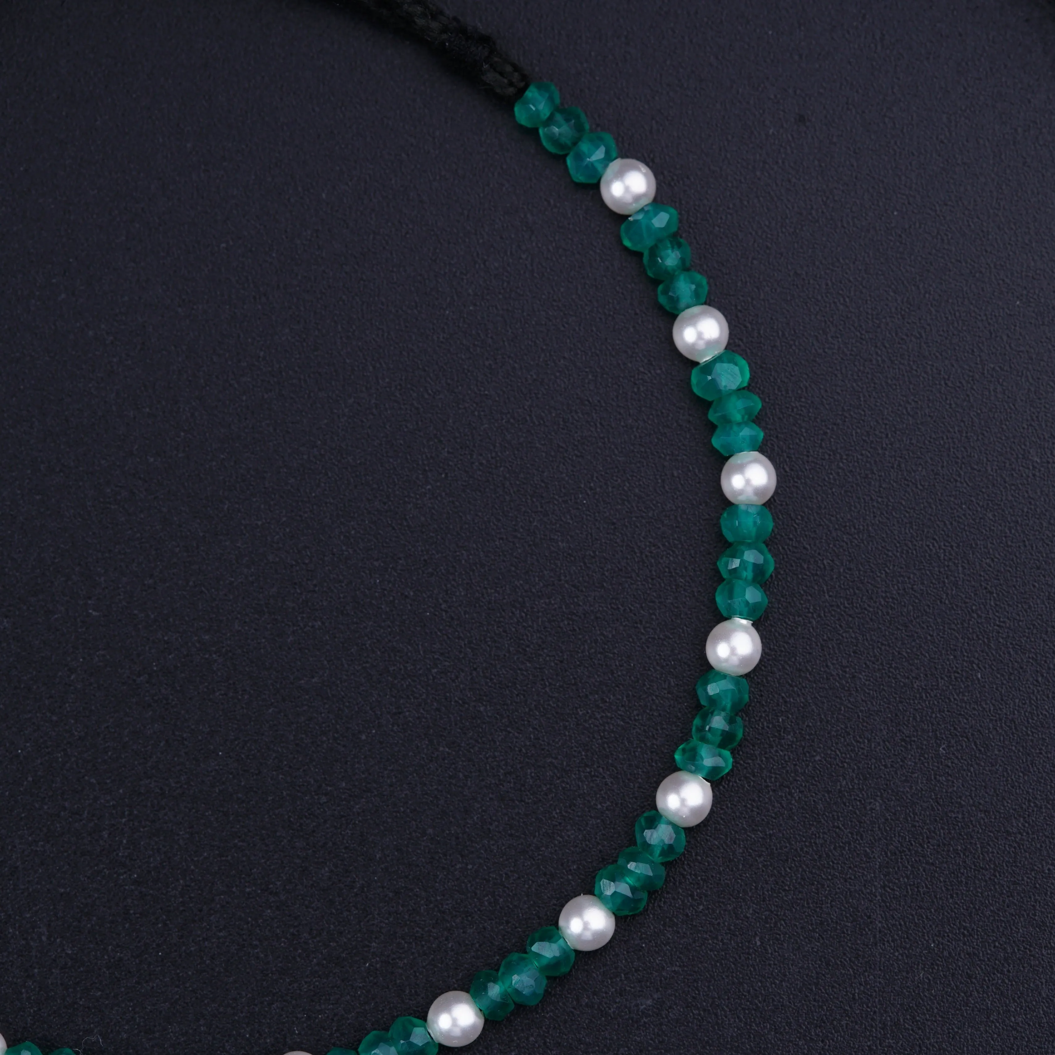 Pearl & Semiprecious Stones Anklets
