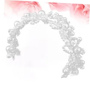 Pearl Bridal Headwear Delicate Headband for Women for Wedding Engagement Birthday Festival Fashion Show