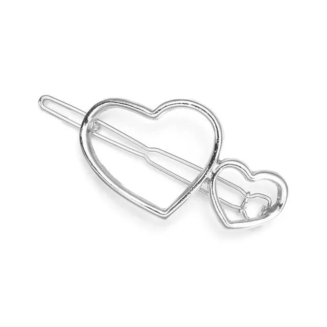 Pearl Hair Clip Snap Barrettes
