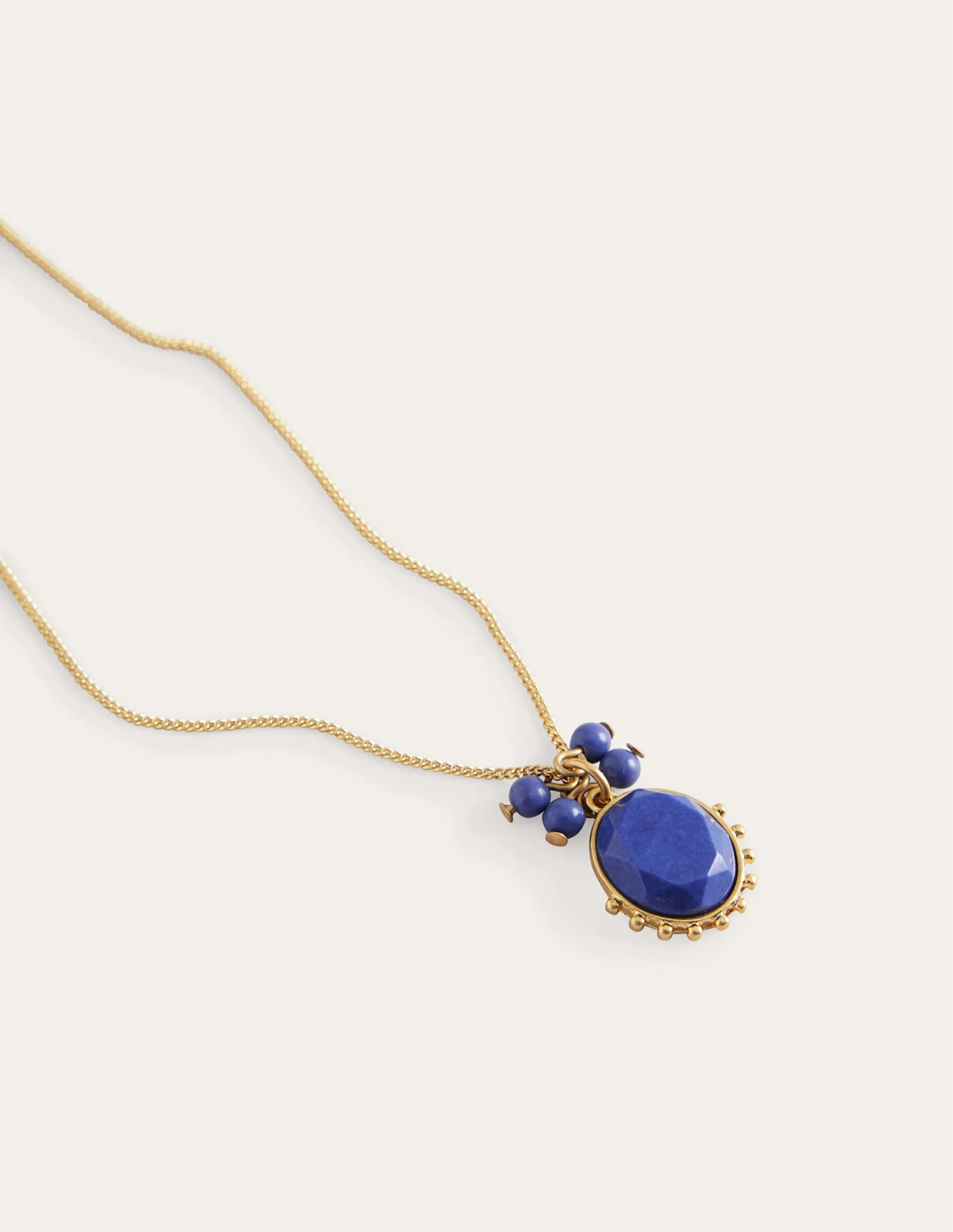 Pendant Necklace-Blue
