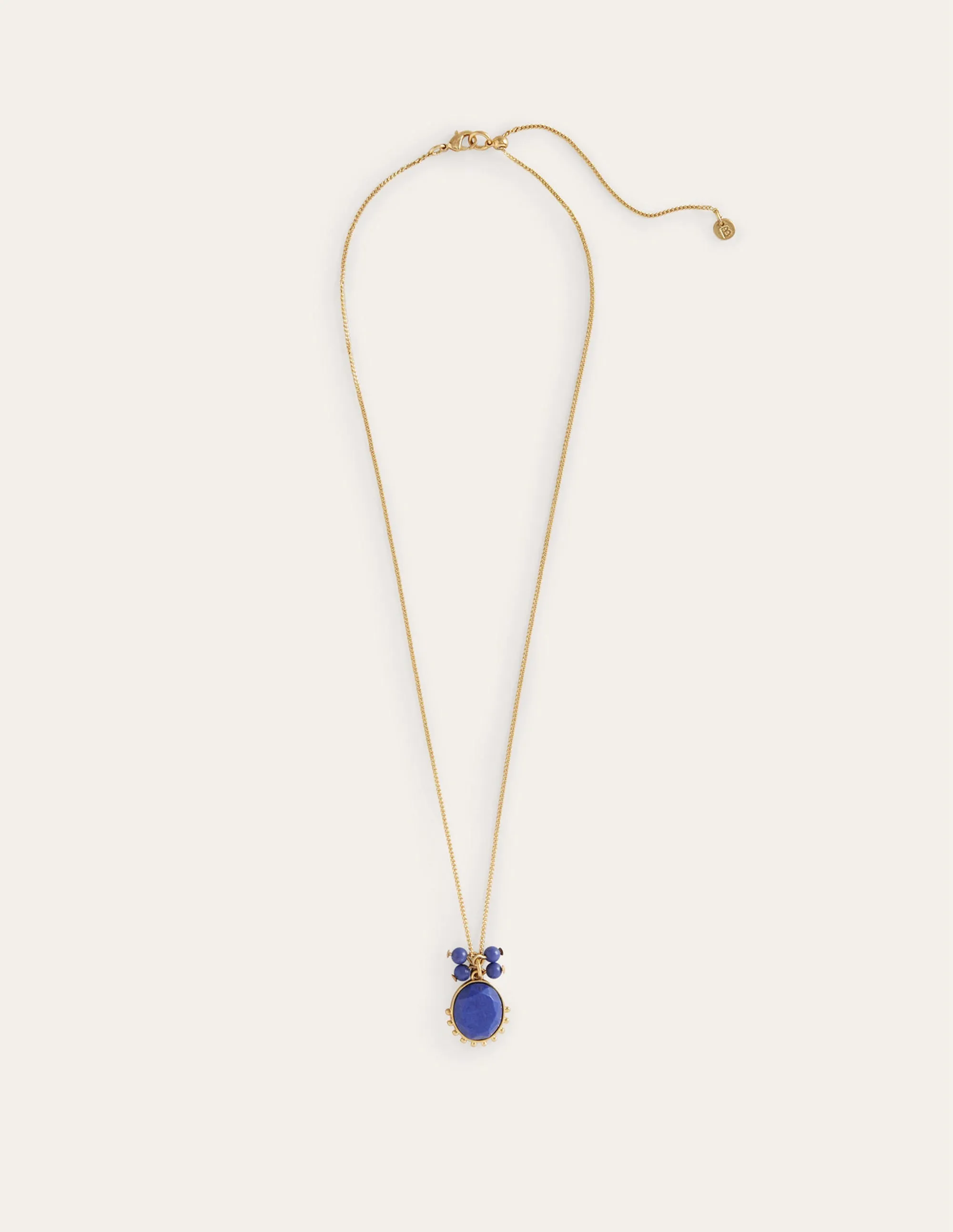 Pendant Necklace-Blue