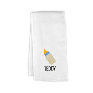 Personalized Bottle Emoji Burp Cloth
